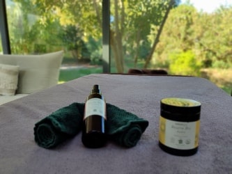 Photo d'un massage à domicile de Guillaume Berthézène