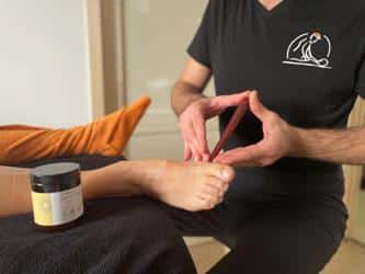 Photo d'un massage foot thaï de Guillaume Berthézène