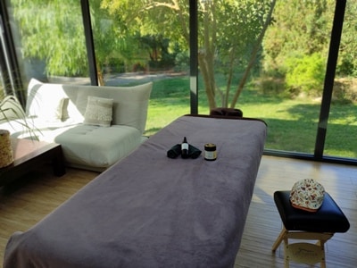 Photo d'un massage à domicile de Guillaume Berthézène