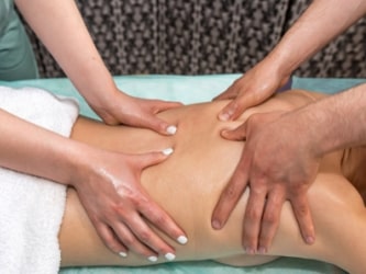 Photo d'un massage 4 mains