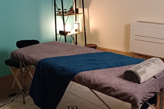 Photo de la salle de massage de Guillaume Berthézène à Narbonne